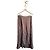 Max Mara Gonna Lunga a Righe in Lino Marrone