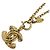 Collana Chanel Matelassé placcata oro D'oro