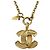 Collana Chanel Matelassé placcata oro D'oro - vista 2