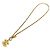 Collana Chanel Matelassé placcata oro D'oro - vista 5