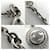 Bracciale con charm Chanel Argento Bianco  - vista 5