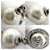 Bracciale con charm Chanel Argento Bianco  - vista 6