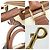 Céline Borsa a tracolla mini Boston Triomphe Cuire da donna CELINE Marrone Beige - vista 7