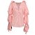 Autre Marque Caroline Constas Margaret Off-the-Shoulder Gestreiftes Popeline-Hemd in Rot aus Baumwolle Mehrfarben