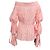 Autre Marque Caroline Constas Margaret Off-the-Shoulder Gestreiftes Popeline-Hemd in Rot aus Baumwolle Mehrfarben - Ansicht 3