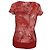 Camiseta Salvatore Ferragamo de algodón rojo con estampado tropical Roja - vista 4