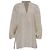 Blusa túnica de bordado Tory Burch en algodón crema Blanco Crudo