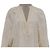 Blusa túnica de bordado Tory Burch en algodón crema Blanco Crudo - vista 2