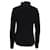 Theory gerippter Rollkragenpullover aus schwarzem Kaschmir - Ansicht 4