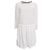 Mini abito ricamato Zadig & Voltaire in cotone bianco Crudo