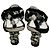 Décolleté slingback Tom Ford con stampa zebra in scamosciato bianco e nero Multicolore - vista 5