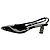 Décolleté slingback Tom Ford con stampa zebra in scamosciato bianco e nero Multicolore - vista 6