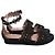 Sandali bassi open toe in scamosciato nero con taglio laser Alaïa