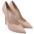 Décolleté Casadei Blade Heel in pelle di vitello beige - vista 3