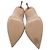 Décolleté Casadei Blade Heel in pelle di vitello beige - vista 7