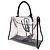 Borsa Delvaux Le Brillant X-Ray con Pouch in PVC nero - vista 3