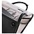 Borsa Delvaux Le Brillant X-Ray con Pouch in PVC nero - vista 36