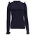 See by Chloé Rüschenpullover aus marineblauer Alpakawolle