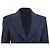 Altuzarra Patterned Single-Breasted Blazer in Navy Blue Viscose - view 2