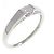 Autre Marque Giovanni Stella Tokyo Platinum Diamond Ring Silber
