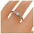 Autre Marque Giovanni Stella Tokyo Platinum Diamond Ring Silber - Ansicht 5