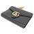 Portefeuille à chaîne en cuir Gucci GG MARMONT Noir - vue 3