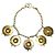 Collana Chanel Vintage placcata oro D'oro - vista 2