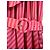 Autre Marque Preview Giorgia & Johns Rosa Gestreiftes One-Shoulder Maxikleid Pink - Ansicht 3
