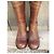 Botas Free Lance Tommy 7 Ziprelmindger de cuero marrón Castaño - vista 9