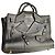 Borsa Moschino Milano in pelle nera modello Biker Negro