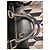 Borsa Moschino Milano in pelle nera modello Biker Negro - vista 9