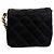 Mini borsa a tracolla in raso nero Chanel - vista 2
