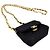 Mini borsa a tracolla in raso nero Chanel - vista 3
