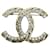 Spilla Chanel in oro e strass D'oro