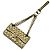 Collana Chanel placcata oro con motivo Matelassé D'oro