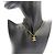 Collana Chanel Vintage placcata oro - vista 3