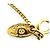 Collana Chanel Vintage placcata oro - vista 4