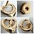 Orecchini a lobo Elsa Peretti Open Heart da donna Tiffany & Co. in oro rosa 18K - vista 4