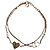 Bracciale Clair D Lune a doppio giro Christian Dior D'oro - vista 2