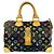 Borsa Louis Vuitton Speedy 30 Monogram Multicolor in pelle Nero Multicolore