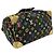 Borsa Louis Vuitton Speedy 30 Monogram Multicolor in pelle Nero Multicolore - vista 7