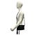 Vanity Chanel Vintage Coco Mark Lammfell Schultertasche mit Quaste Schwarz - Ansicht 2