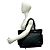 Borsa Tote Chanel Paris Biarritz GM Canvas Leather Nero - vista 2