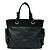 Borsa Tote Chanel Paris Biarritz GM Canvas Leather Nero - vista 3