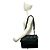 Timeless CHANEL Vintage Coco Mark Lammfell Ketten-Tote Bag Schwarz - Ansicht 2