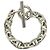 Hermès HERMES Vintage Chaine d'Ancre TGM 12-link Charm Bracelet Argento