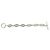 Hermès HERMES Vintage Chaine d'Ancre TGM 12-link Charm Bracelet Argento - vista 6