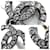 Chanel Silver Drop Earrings Silvery  - view 5