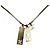 Collana Chanel Boy Chanel in oro con strass D'oro - vista 2