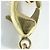 Collana Chanel Boy Chanel in oro con strass D'oro - vista 4